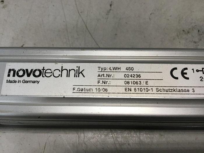 Used NOVOTECHNIK Linear Transducer LWH450 Used