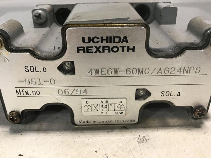 Used REXROTH Valve 4WE6W60M0/AG24NPS9510 Used