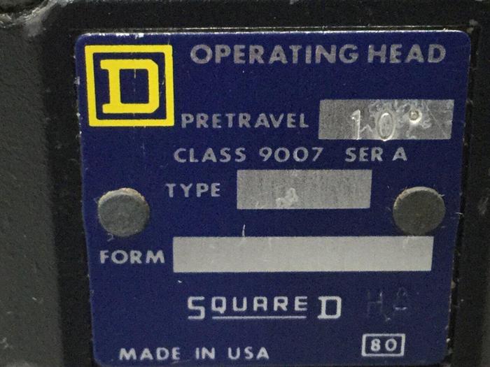 Used SQUARE D Limit Switch 9007AEQ2699 #110620