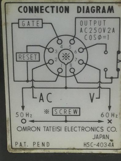 Used OMRON Digital Timer H5C-4D #104896