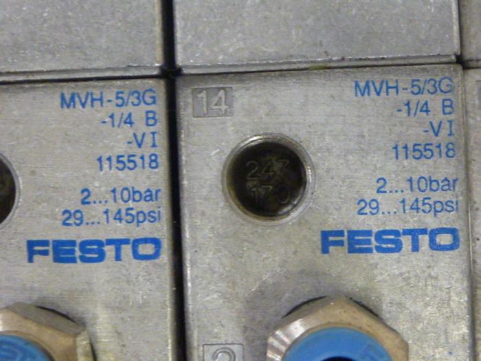 Used FESTO Control Block / Valve Terminal IFB8-02 #61268