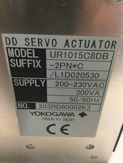 Used YOKOGAWA DD Servo Actuator UR1015C8DB-2PNC/L1D020530 #99813