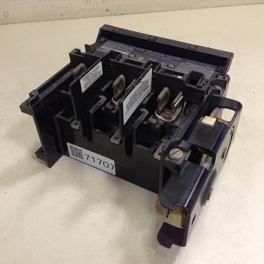 Used ALLEN BRADLEY 60 Amp Disconnect Switch 1494V-DS60 SER A #71707