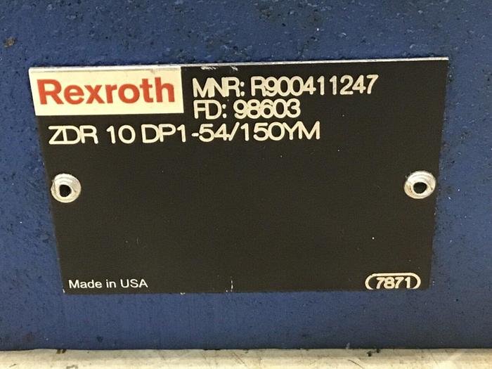 Used REXROTH Pressure Reducing Valve ZDR10DP154150YM #137478