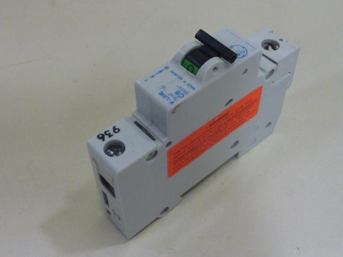 Used GENERAL ELECTRIC / GE V-Line 6 Amp Breaker V76106 #64167