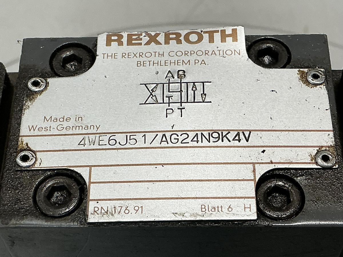 Used REXROTH 4WE6J51/AG24N9K4V
