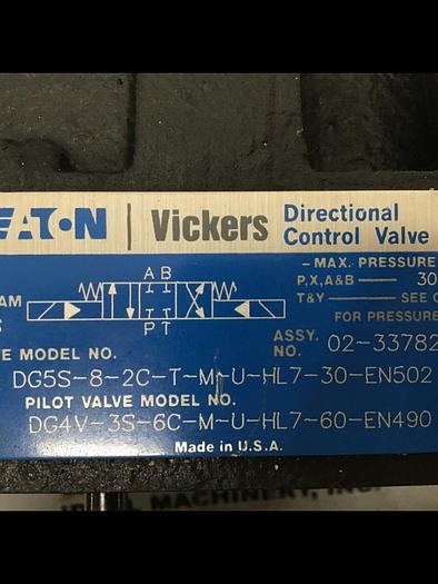 Used VICKERS Solenoid Valve DG4V-3S-6C-M-U-HL7-60-EN490 Used