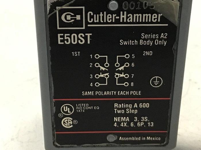 Used CUTLER HAMMER Limit Switch E50ST #122000