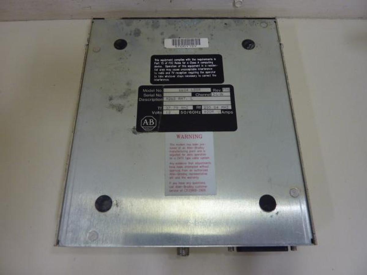 Used ALLEN BRADLEY RF Data Modem 6604 LDSR Used