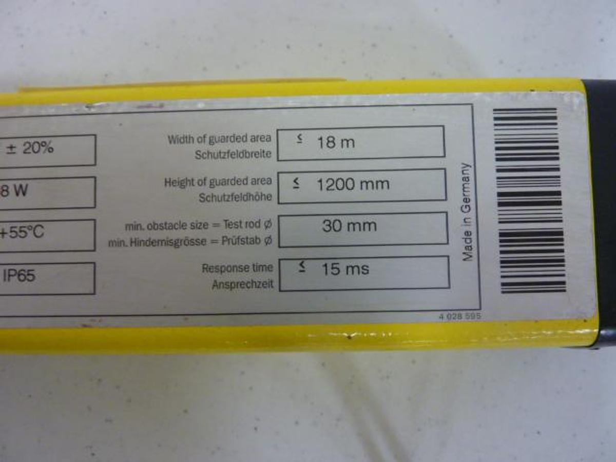 Used SICK OPTIC ELECTRONIC Light Curtain FGSE 1200-22 Used