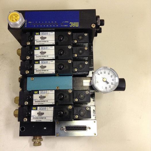 Used MAC Control Block w/ Valves 92B-AAB-BJ3-DM-DDAP-1DM #71586