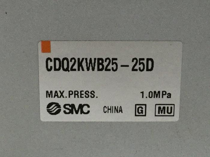 Used SMC Compact Air Cylinder CDQ2KWB25-25D #104789
