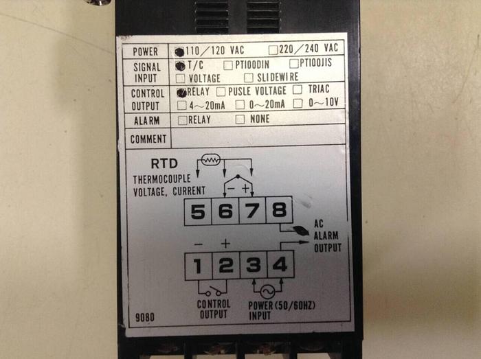 Used OGDEN Temperature Controller ETR-9080-1122 #77254