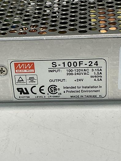 Used MEAN WELL S-100F-24