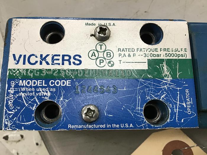 Used VICKERS KCG3250DZMUHA110 Valve Used #141821