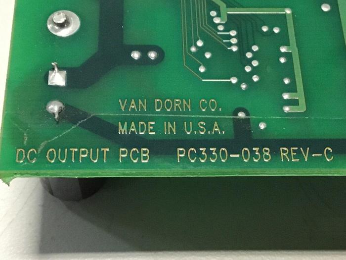Used VAN DORN Pathfinder DC Output Board PC330-038 Used