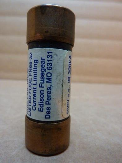 Used EDISON 8 Amp Fuse JDL-8 #27762