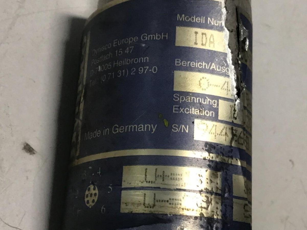 Used DYNISCO Pressure Sensor Transducer IDA354-5C-S78 Used