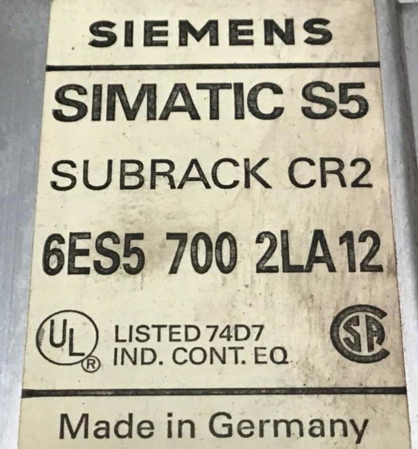 Used SIEMENS Rack Simatic S5 6ES5 700-2LA12 USED