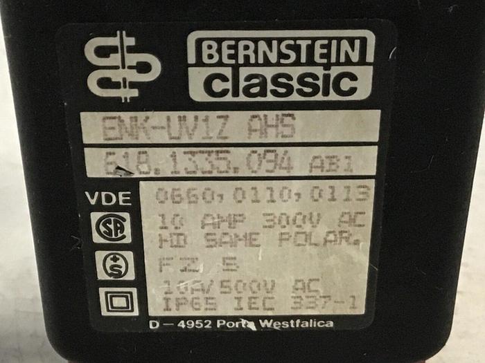 Used BERNSTEIN Limit Switch ENK-UV1Z AHS #121357