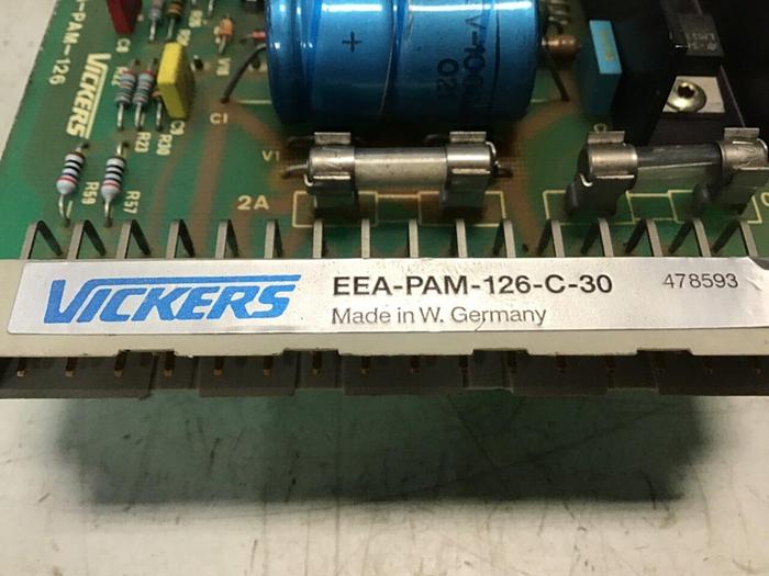 Used VICKERS Circuit Board EEA-PAM-126-C-30 #134177