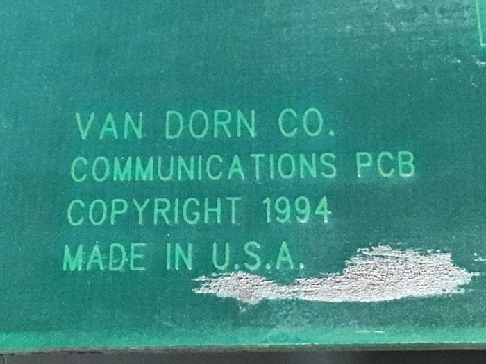 Used VAN DORN Communication Board PC330-081 330-081 Used