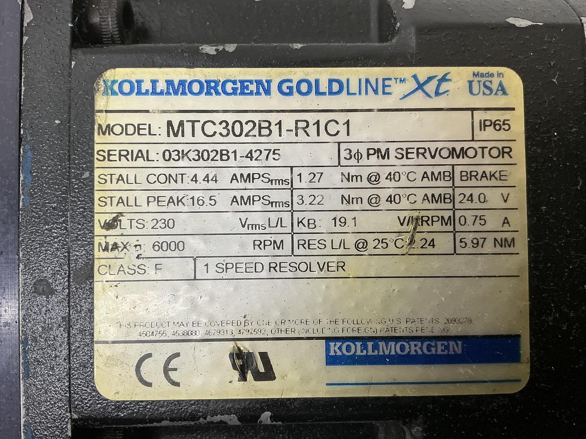 Used KOLLMORGEN MTC302B1-R1C1
