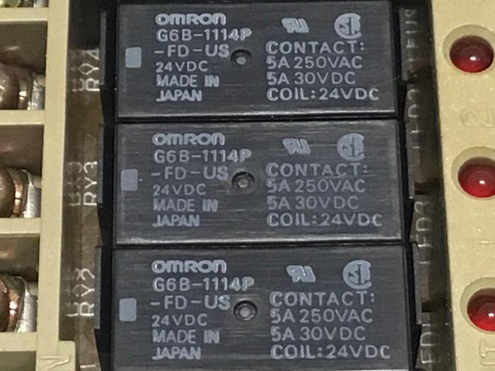 Used OMRON Relay Terminal Block G6B-4BND #103993