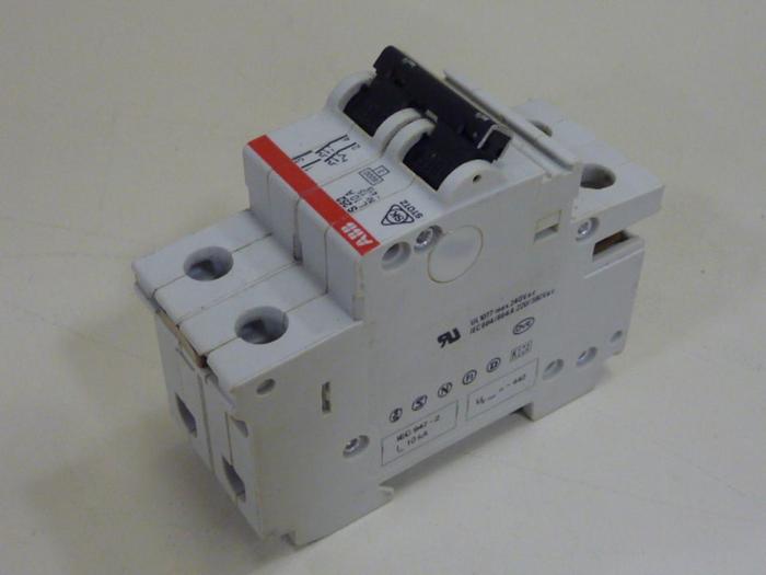 Used ABB 10 Amp Circuit Breaker S252-L10A #54473