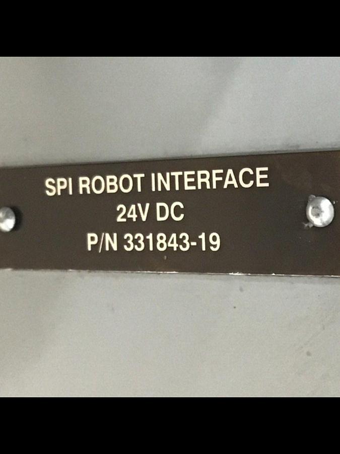 Used SPI Robot Interface 331843-19 #143629