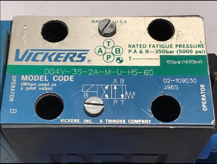 Used VICKERS Valve DG5V8S6AMFTWLB10 #122474