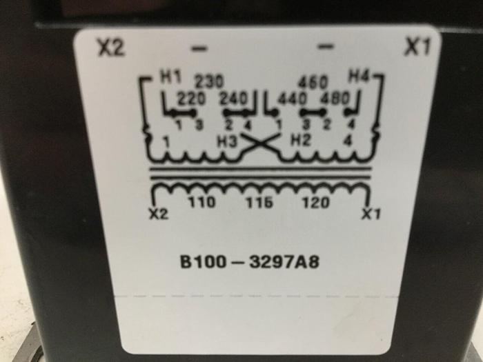 Used CUTLER HAMMER 0.1 kVA Transformer C0100E2AXXFB #102618