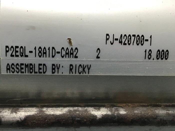 Used NUMATICS Pneumatic Arm P2EQL-18A1D-CAA2 USED