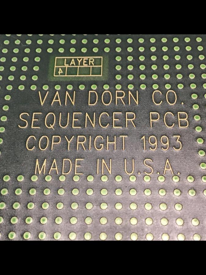 Used VAN DORN Sequencer Circuit Board PC330-029 330-029 #143131