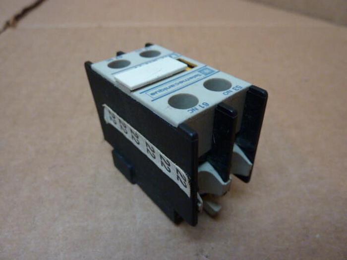 Used TELEMECANIQUE 10 Amp Contact Block LA1DN11 #103170