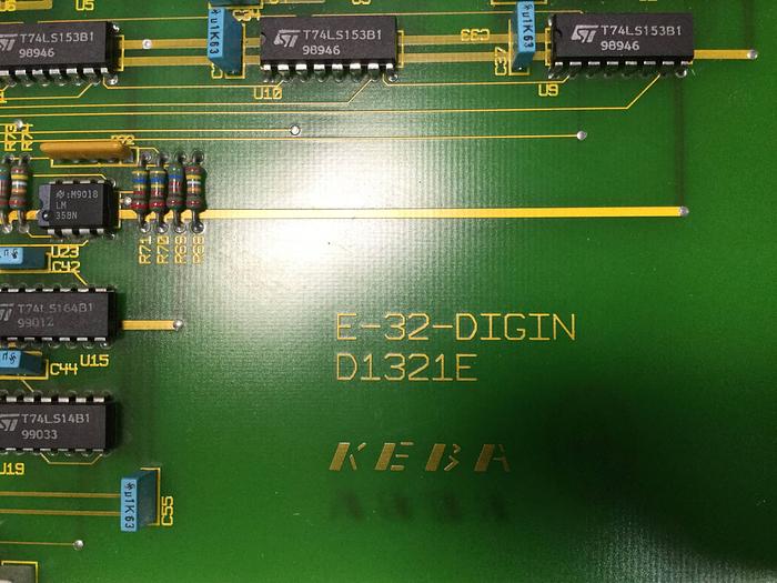 Used KEBA Engel Circuit Board E-32-DIGIN D1321E Used