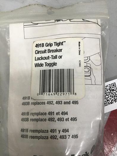 MASTER LOCK Circuit Breaker Lockout 491B GRIP TIGHT #119105