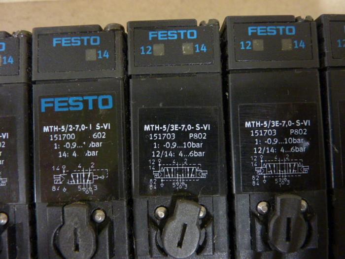 Used FESTO Control Block w/ Valves IFB8-03 #52805