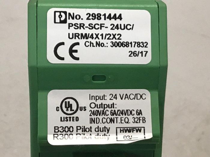 Used PHOENIX CONTACT Coupling Relay PSR-SCF-24UC/URM/4X1/2X2 #129379