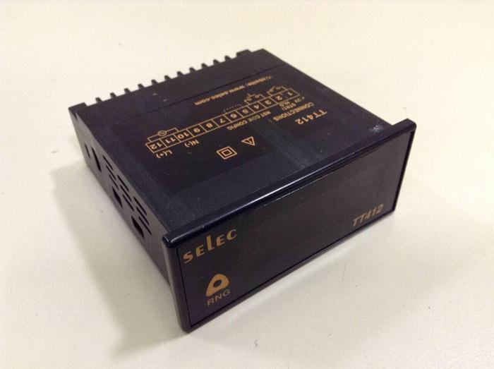 Used SELEC Totaliser Timer TT412 #86291
