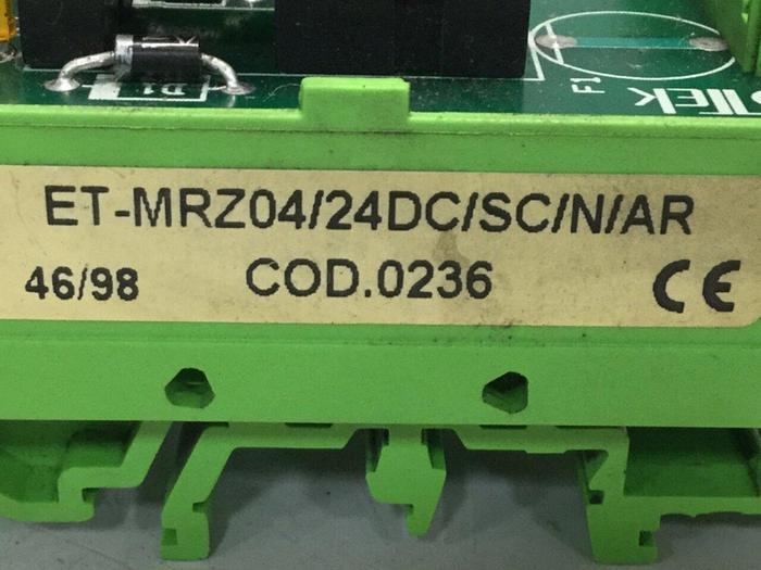Used EUROTEK Breakout Board ET-MRZ04/24DC/SC/N/AR #105049