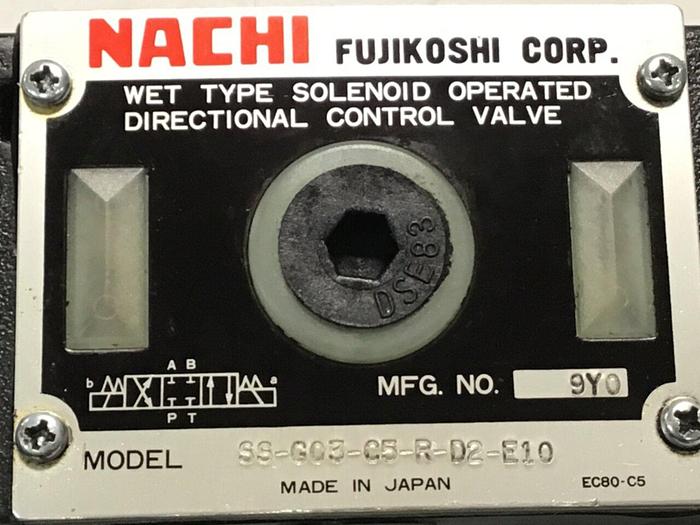 Used NACHI Directional Control Valve SS-G03-C5-R-D2-E10 USED