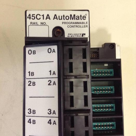 Used RELIANCE ELECTRIC Automate Digital I/O Rail 45C1A #71471