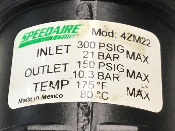 Used SPEEDAIRE Regulator 4ZM22 #130717