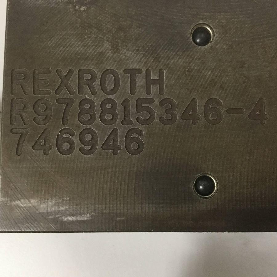 Used REXROTH Hydraulic Valve Manifold Sandwich Plate R978917495 USED