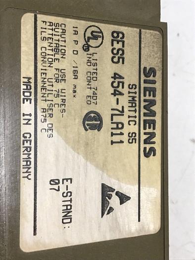 Used SIEMENS Digital Output 6ES5 454-7LA11 #134979