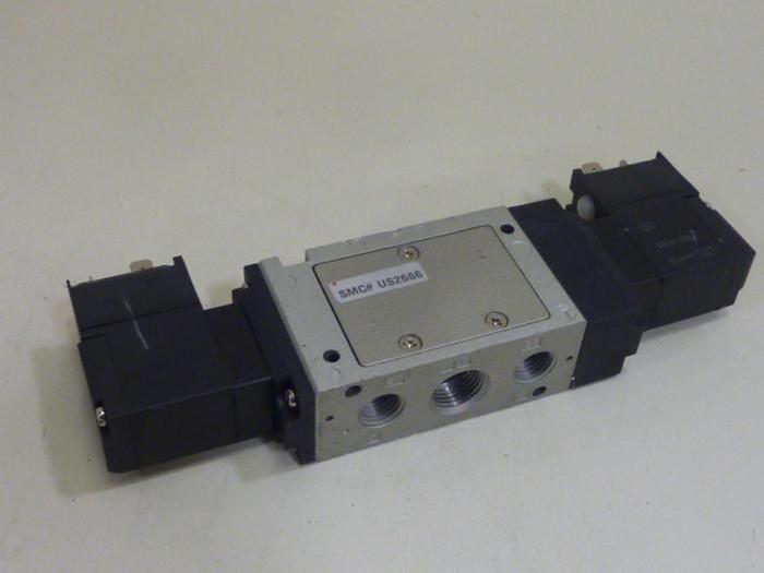 Used SMC Pneumatic Valve US2666 #66885