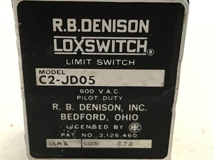 Used RB DENISON Limit Switch C2-JD05 #121215