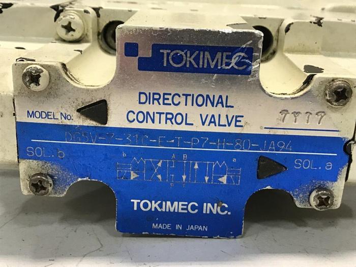 Used TOKIMEC Valve DG5V-7-31C-E-T-P7-H-80-JA94 #133043