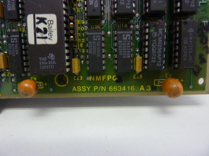 Used BAILEY CONTROLS Processor Board NMFP03 Used